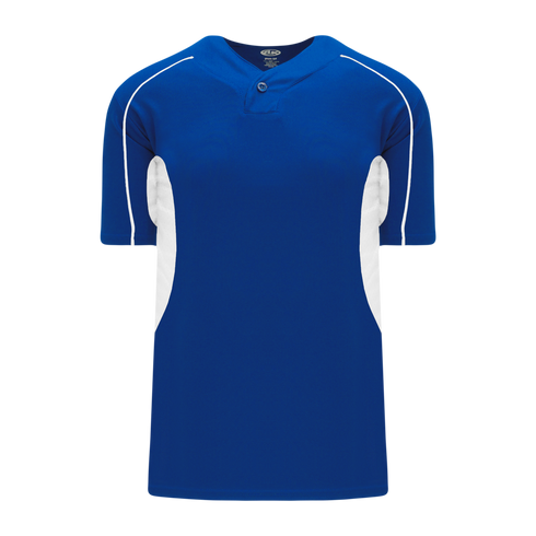 Athletic Knit One Button Pro Placket Baseball Jersey with Underarm Inserts (BA1745)